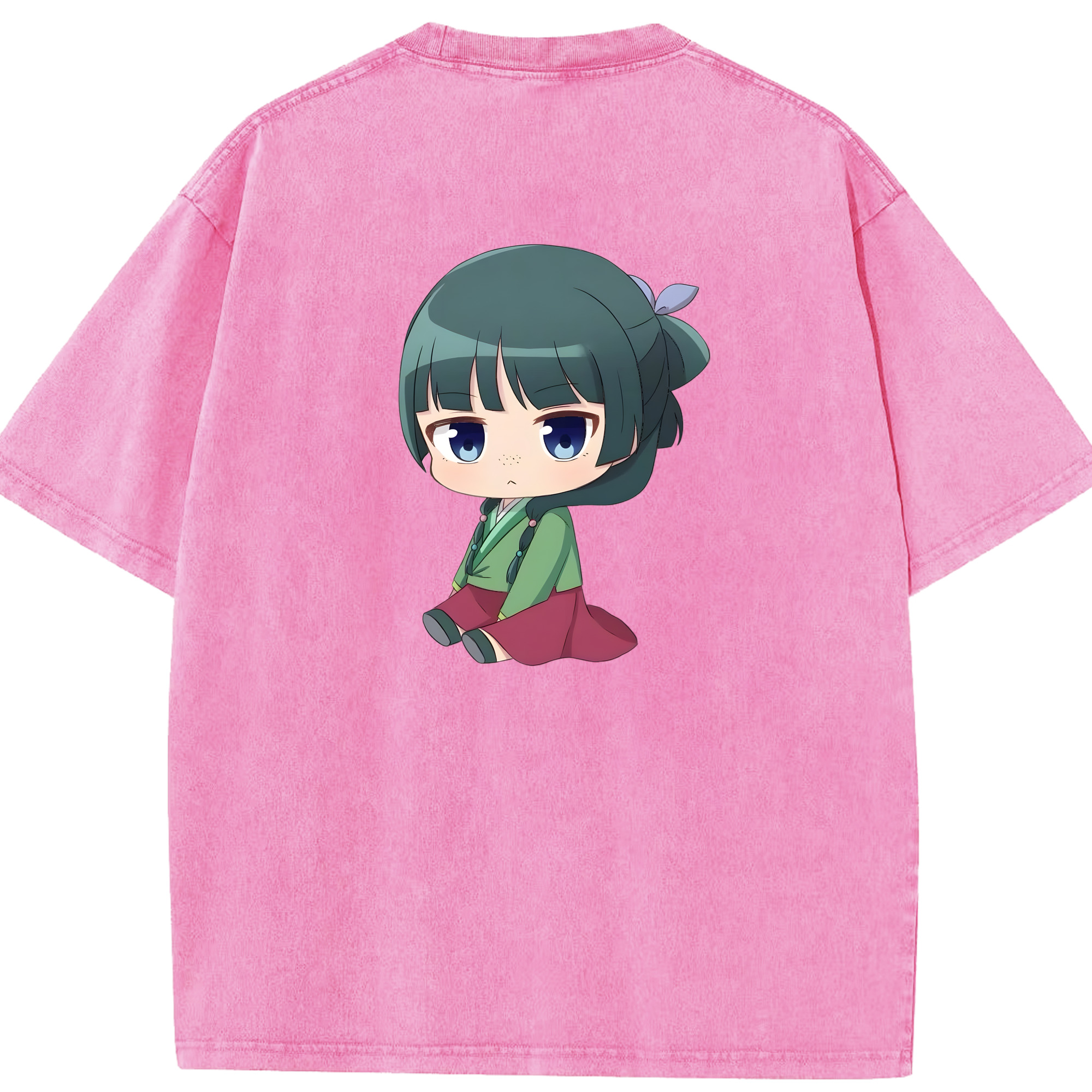 （画像用） 薬屋のひとりごと The Apothecary Diaries 綿100% ヴィンテージ風 半袖Tシャツ（背面プリント）